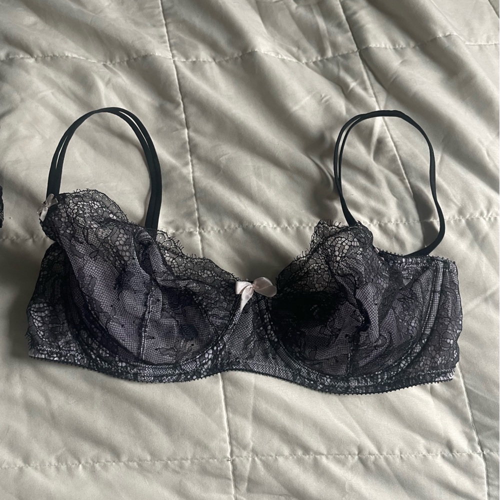 Sheer balconette Victoria’s Secret Bra NWOT